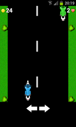 motorcycle race by Adcoms poster 2