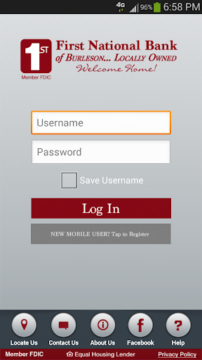 FNB Burleson Mobile Banking