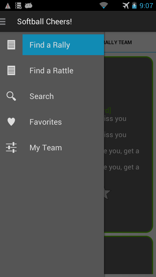Softball Cheers Screen 3