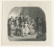 Familie poserend voor een groepsfoto