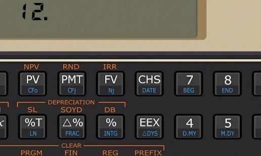 Andro12C financial calculator v2.30