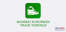 Mumbai Suburban Train Timings APK
