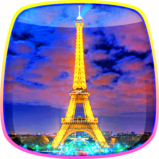 Night in Paris Live Wallpaper 個人化 App LOGO-APP開箱王