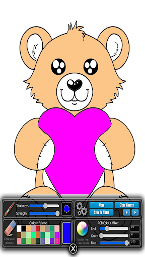 【免費休閒App】Teddy Bear Paint-APP點子