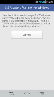 SIS Password Manager Windows Screenshots 0