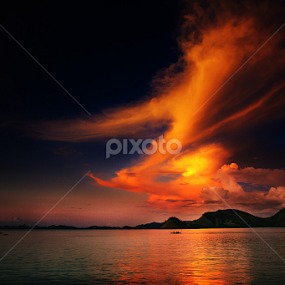 Painting Clouds by Rah Juan - Landscapes Cloud Formations