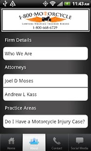Motorcycle Accident Lawyer Screenshots 2
