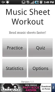Sheet Music Workout