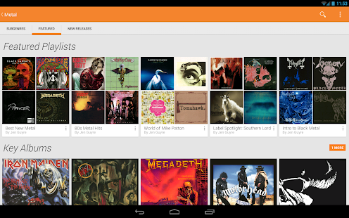 Google Play Musique - screenshot thumbnail