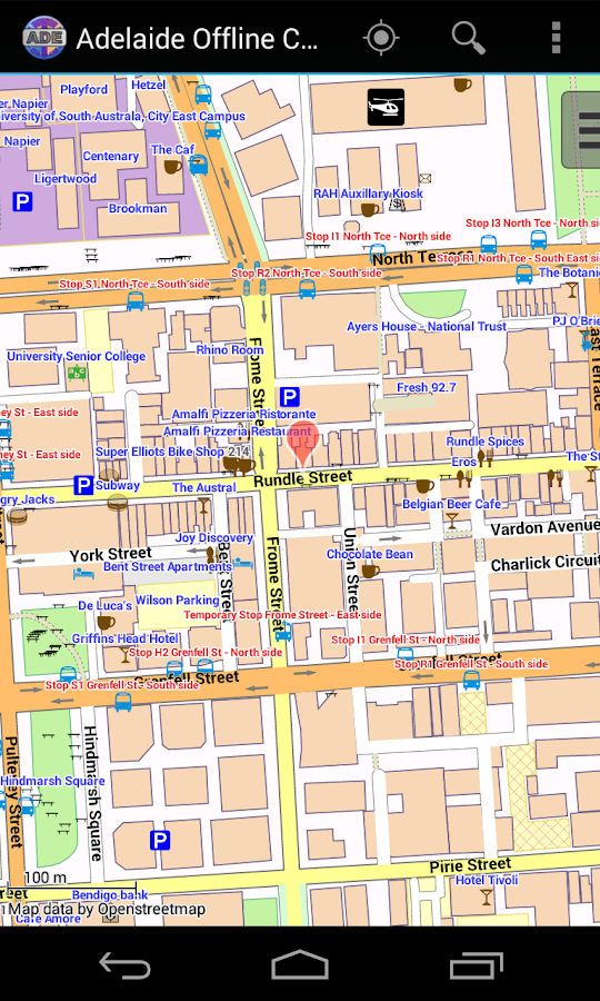 Adelaide Offline City Map Android Apps on Google Play
