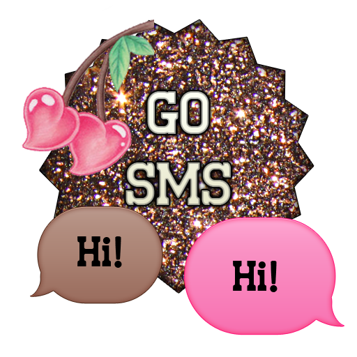 GO SMS - Cherry Hearts LOGO-APP點子