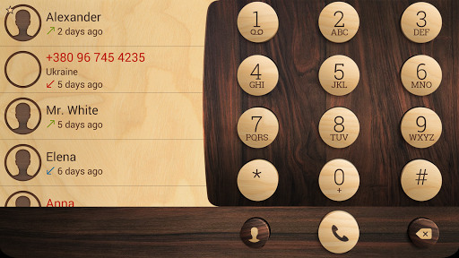 免費下載個人化APP|ExDialer Theme Wooden app開箱文|APP開箱王