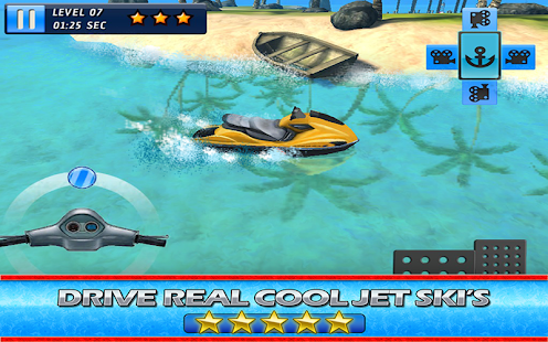 Jet Ski 3D Boat Parking Race Screenshots 12