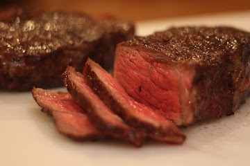 Reverse Seared NY Strip Steaks – Made By My Man