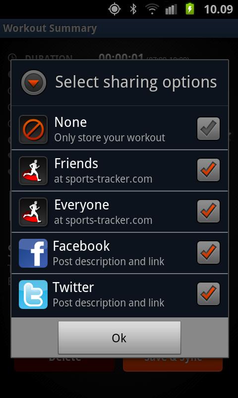 Sports Tracker Android