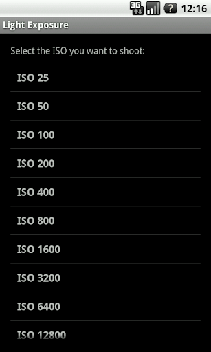 Light Exposure Calc