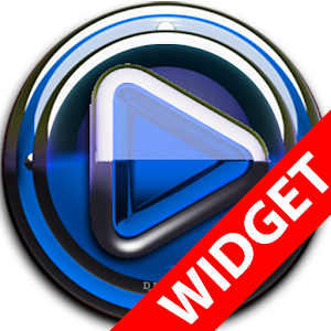 Poweramp widgetpack Blue Glas