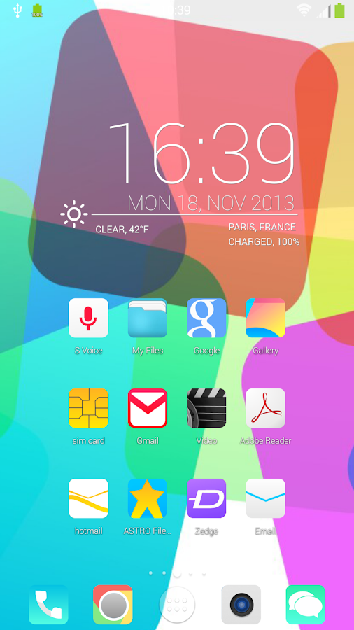 KitKat HD Launcher Theme 7 in1 - Screenshot