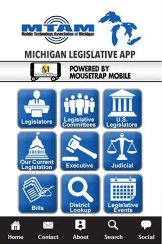 MTAM Michigan Legislative App