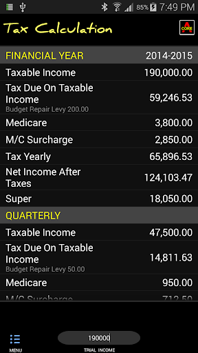 Australian Tax Calculator