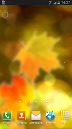 Autumn Bubbles LWP poster 2