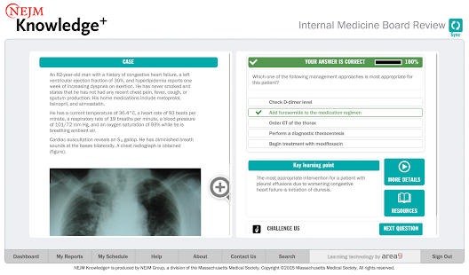 NEJM Knowledge+ IM Review Screenshots 8