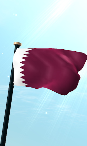 Qatar Flag 3D Free Wallpaper