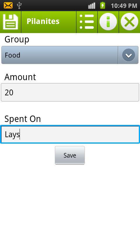    Simple, Easy Expense Manager- screenshot  