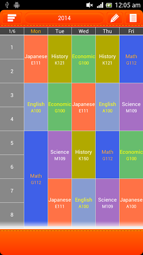 Simple Timetable