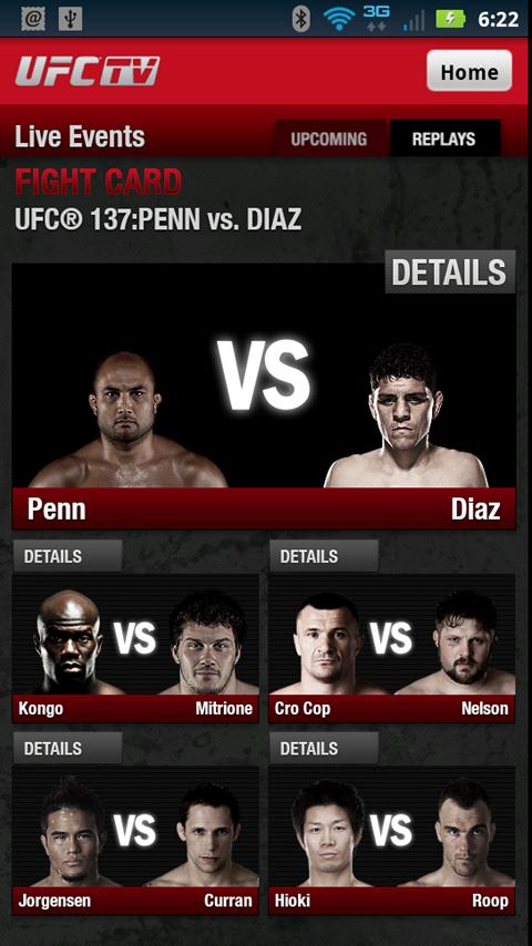 UFC.TV &amp; UFC FIGHT PASS - Android Apps on Google Play