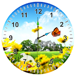 Springtime Analog Clock Apk
