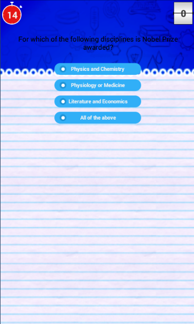 answer quiz - screenshot