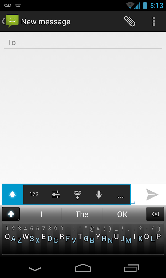 Minuum Keyboard - screenshot