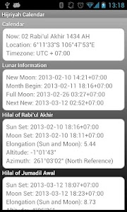 Hijriyah/Islam Calendar Widget screenshot 0