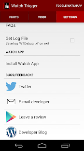 Watch Trigger for Pebble - screenshot thumbnail
