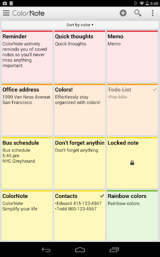 免費下載生產應用APP|ColorNote - 彩色筆記 記事本 便箋 便條 便簽 app開箱文|APP開箱王