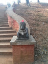 Nandi Monument at Lalbagh