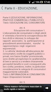 Codice del Consumo Screenshots 2
