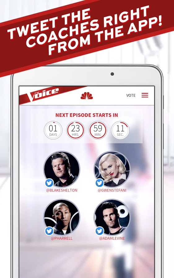 The Voice Official App Android Apps on Google Play