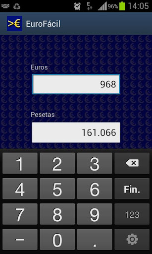 【免費財經App】EuroFacil - de Euros a Pesetas-APP點子