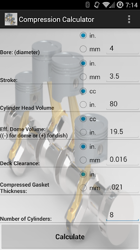 Compression Calculator