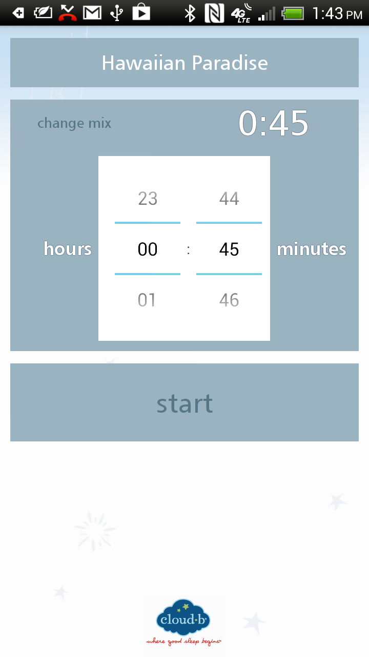 Cloud b Premium Screen 2