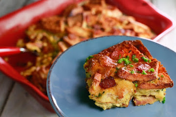 Eggs Benedict Bread Pudding | David Venable