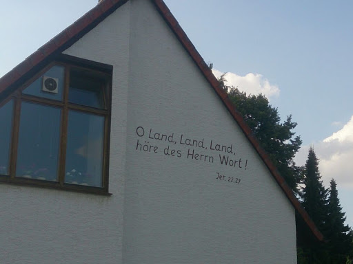 Gotteshaus Wandspruch