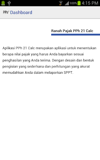 Ranah Pajak PPh 21 Calc