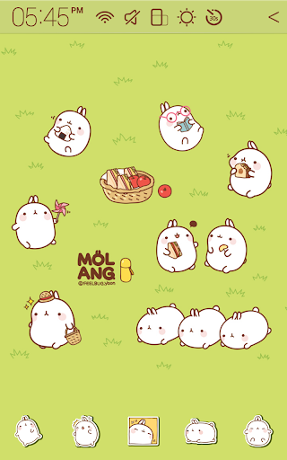 Molang Picnic Atom Theme