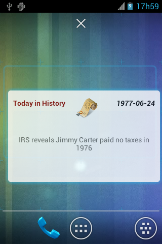 Today in History - Widget