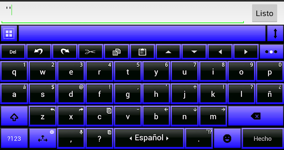 Lastest THEME AI TYPE BLACK BLUE APK