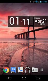 How to install Pretty Clock Widget - UCCW lastet apk for android