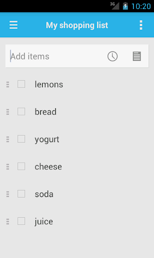 Shopping List